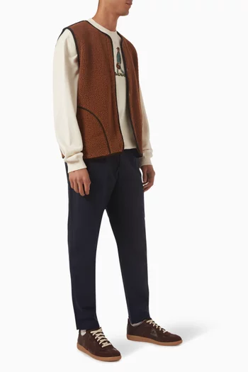 Tulip Vest in Sherpa-fleece