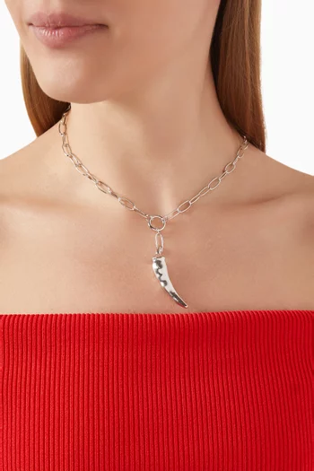 Chili Necklace in Recycled Silver