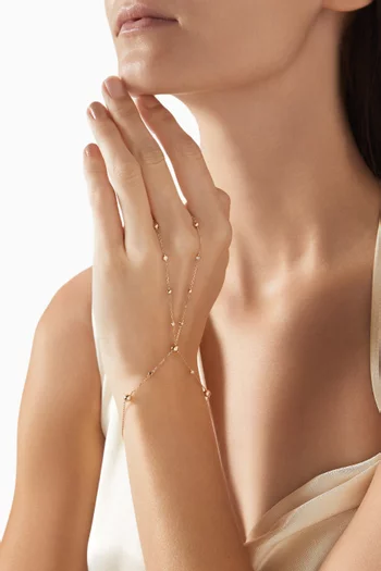 Enishi Diamond Hand Chain in 18kt Rose Gold