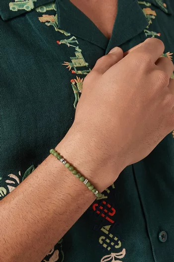 The Morgan Bracelet in Silver-plated Brass