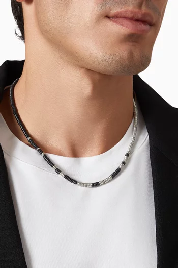 The Otto Necklace in Silver-plated Brass