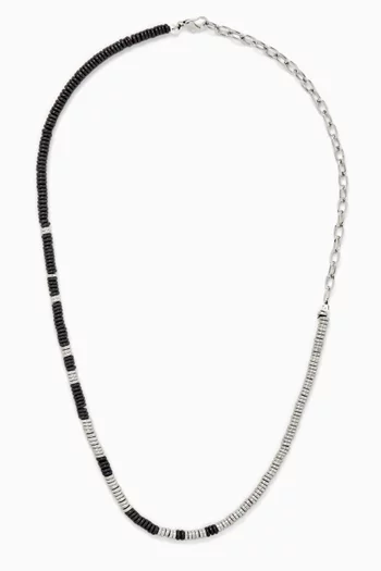 The Otto Necklace in Silver-plated Brass