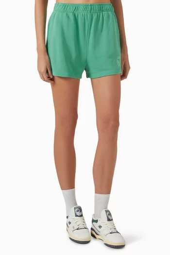 Reveri Elasticated-waistband Shorts in Organic Cotton