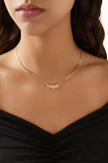 All Lights On Necklace in 24kt Gold-plated Sterling Silver