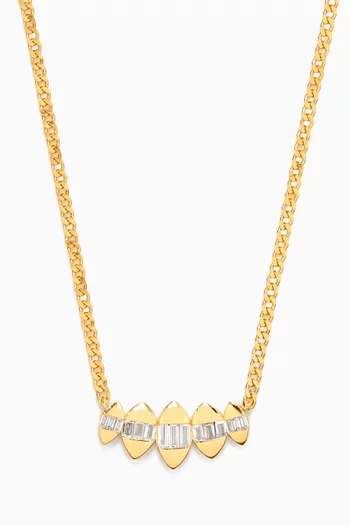 All Lights On Necklace in 24kt Gold-plated Sterling Silver