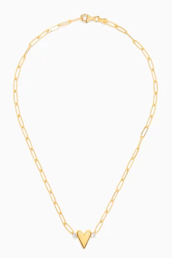 Invincible String Necklace in 24kt Gold-plated Sterling Silver
