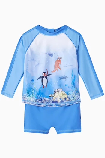 2-piece Swim Set in Recycled Fabric
