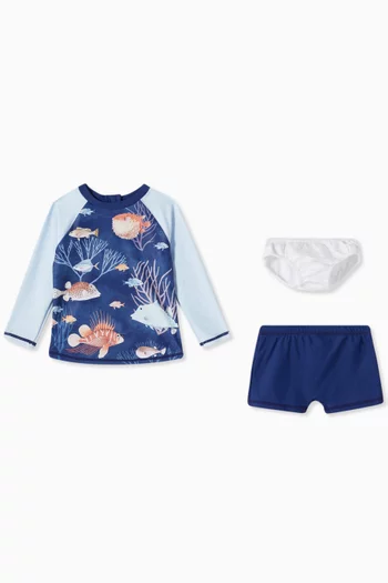 2-piece Swim Set in Recycled Fabric