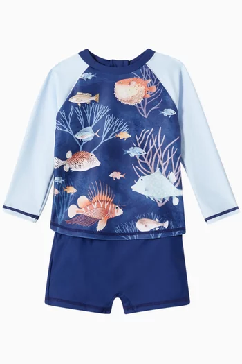 2-piece Swim Set in Recycled Fabric