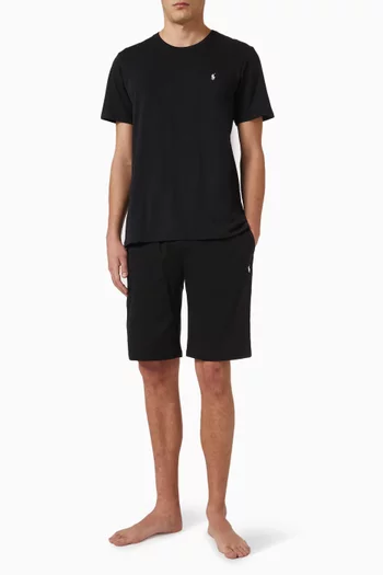 Drawstring Shorts in Cotton Jersey