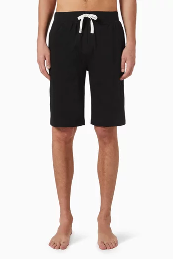 Drawstring Shorts in Cotton Jersey