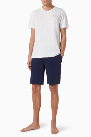 Drawstring Shorts in Cotton Jersey