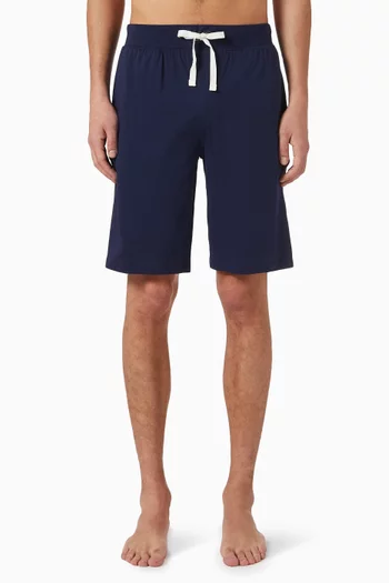 Drawstring Shorts in Cotton Jersey