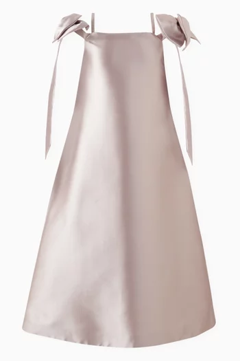 Cold-shoulder Flared Dress