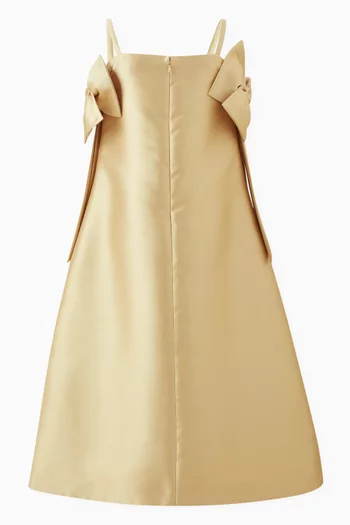 Cold-shoulder Flared Dress