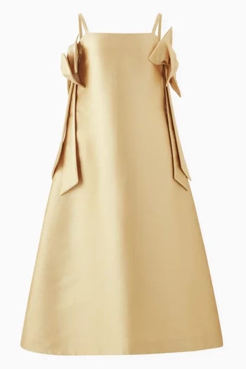 Cold-shoulder Flared Dress