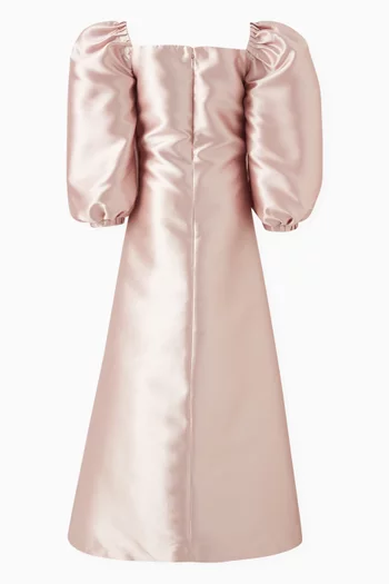 Shiny A-line Dress