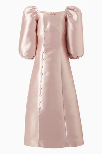 Shiny A-line Dress
