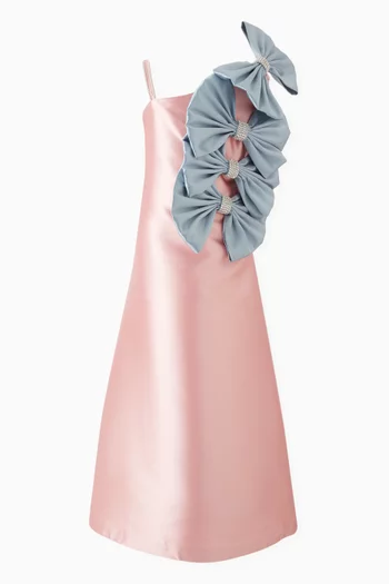 Bow Embellished A-line Dress