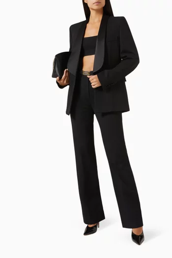 Shawl Collar Tux Jacket in Wool Blend