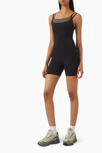 Distortion Unitard in Stretch-nylon