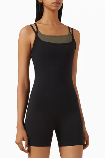 Distortion Unitard in Stretch-nylon