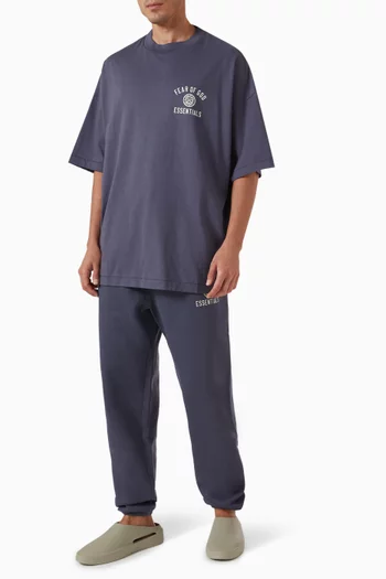 Crewneck T-shirt in Cotton Jersey