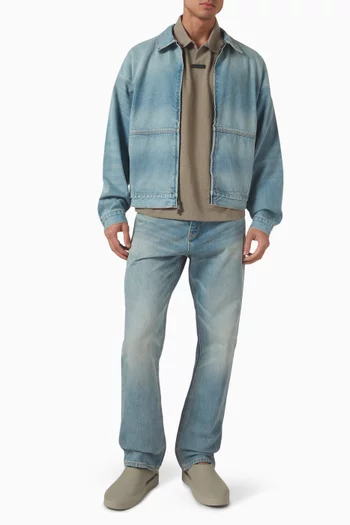 Straight-leg Jeans in Denim