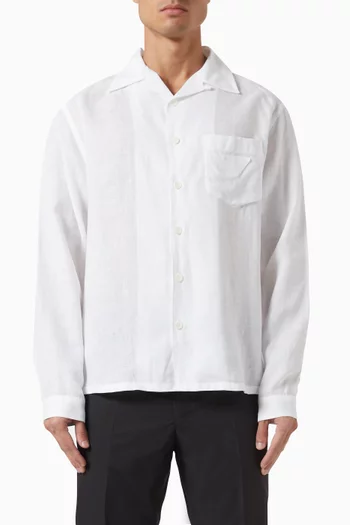 Buttoned Shirt in Linen