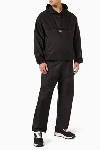 Triangle Logo Blouson Jacket in Re-nylon