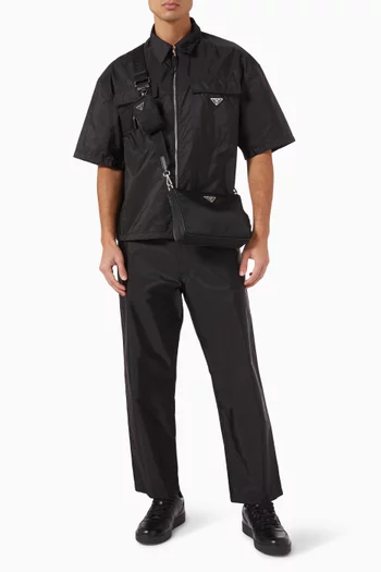 Straight-leg Pants in Re-nylon