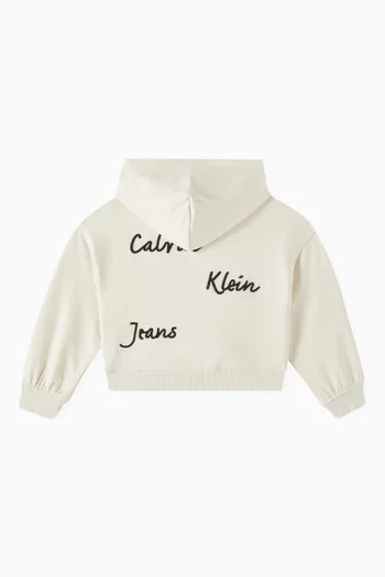 Logo Hoodie in Cotton
