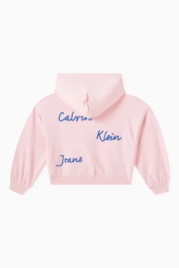 Logo Hoodie in Cotton