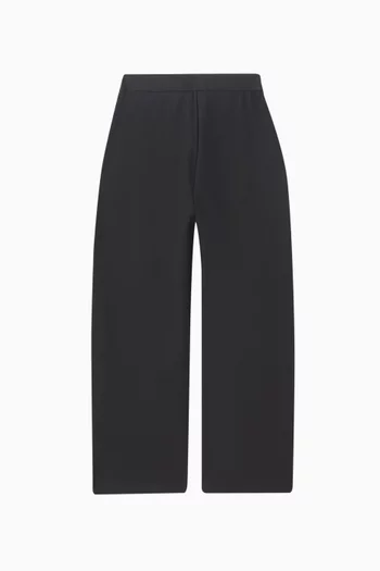 Wide-leg Pants in Viscose-blend