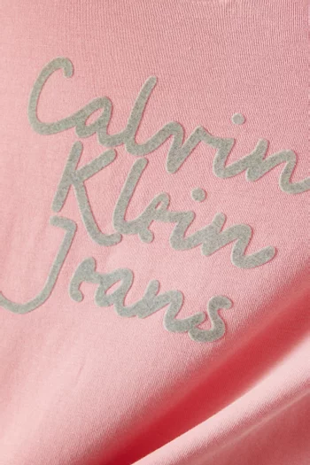 Handwriting Logo T-shirt in Cotton