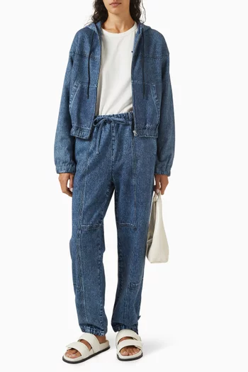 تي شيرت بطبعة NYC وقصة بويفريند قطن