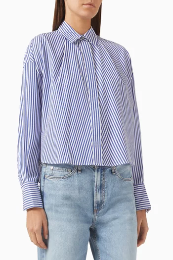 Martha Multistripe Shirt in Poplin