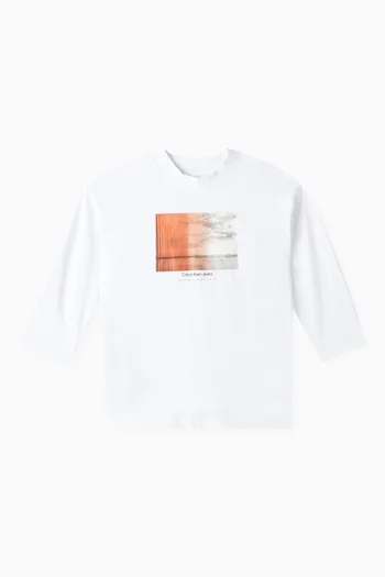 Graphic-print T-shirt in Jersey