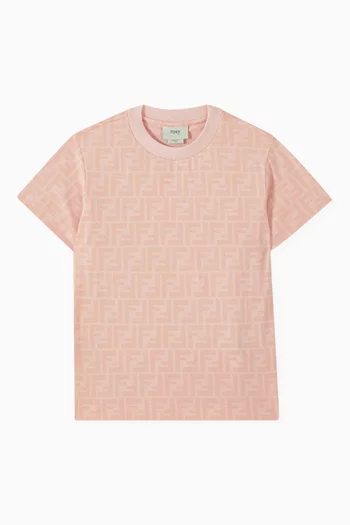 FF-print T-shirt in Cotton