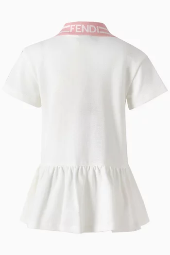 Polo Dress in Cotton Pique