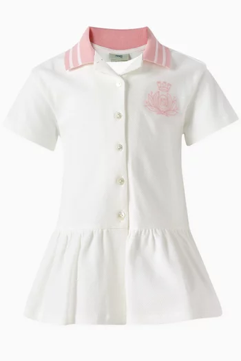 Polo Dress in Cotton Pique