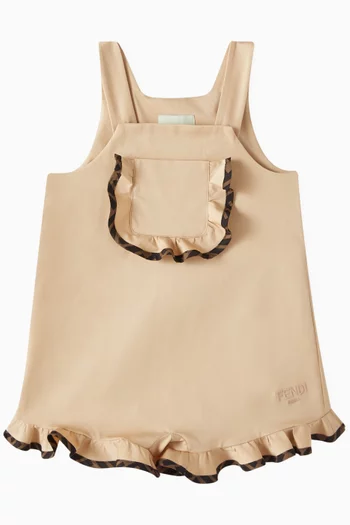 Bib Flounce Romper