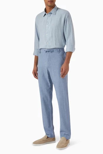 Button-up Shirt in Linen
