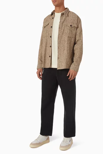 Boxy-fit Overshirt in Bouclé