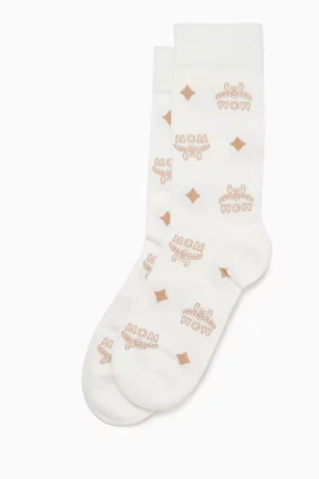 Monogram Knitted Socks