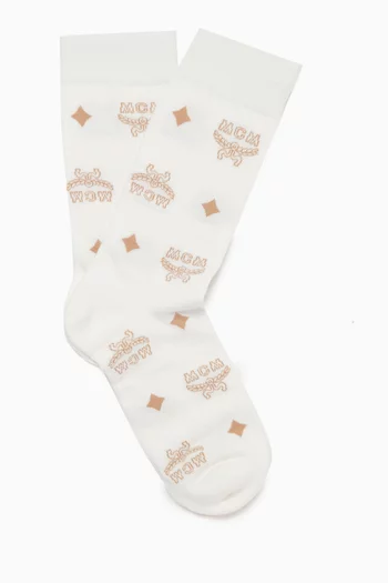 Monogram Knitted Socks