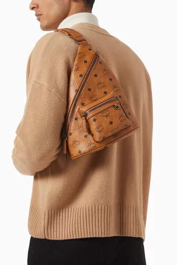 Mini Aren Sling Crossbody Bag in Coated Canvas