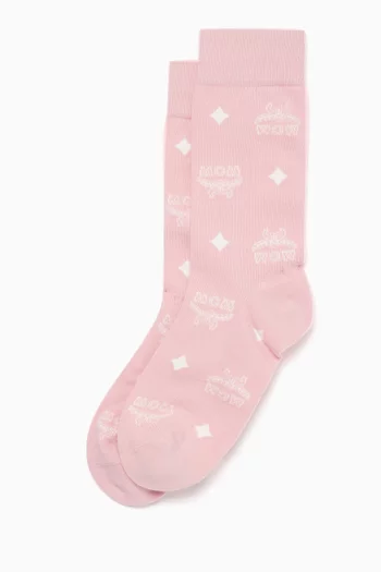 Monogram Knitted Socks