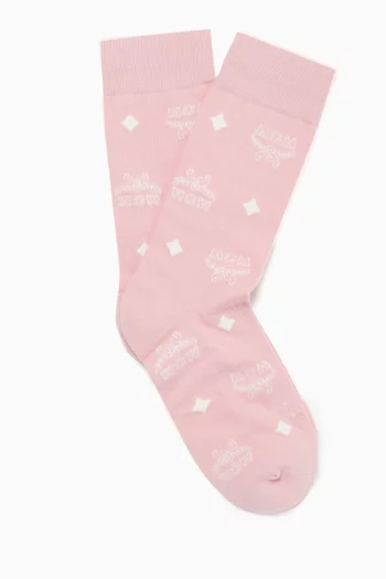 Monogram Knitted Socks