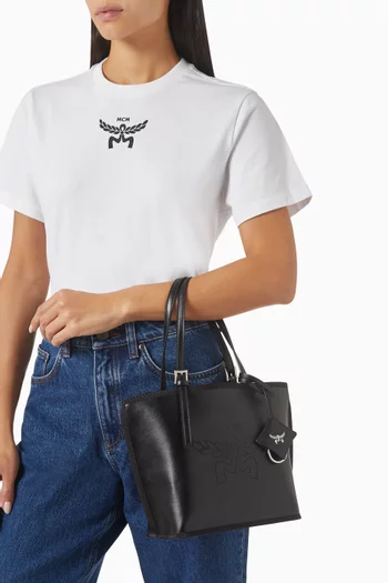 Mini Himmel Shopper Tote Bag in Leather